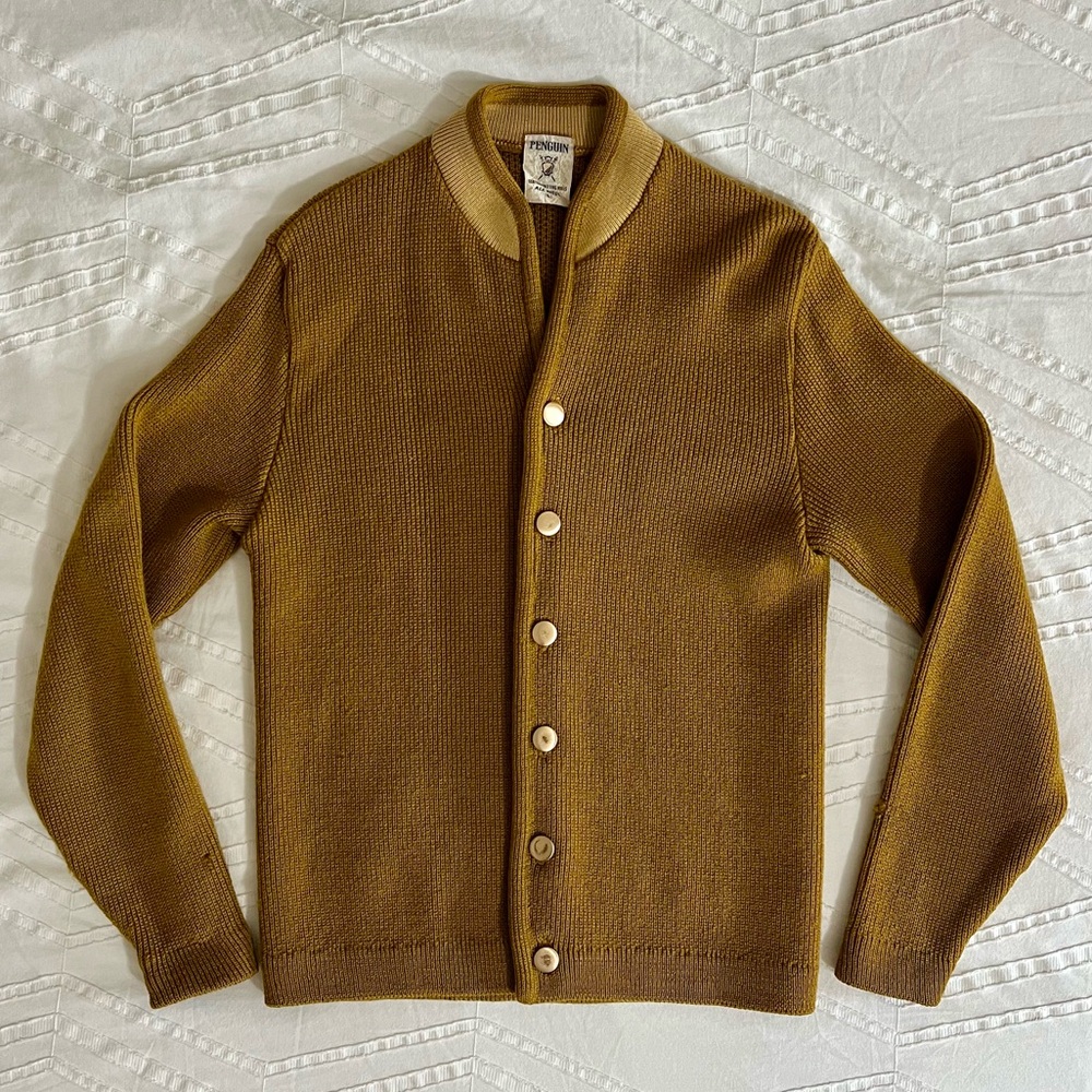 RARE: Vintage Penguin Heavy Cardigan